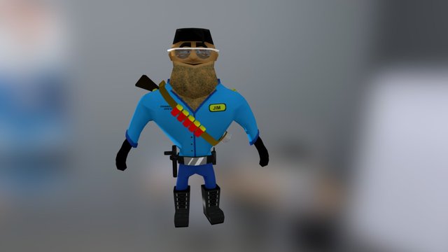 Character Jim 3D Model