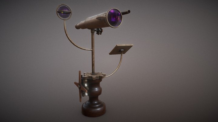 Wizard_Table_Telescope 3D Model