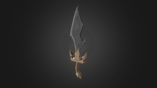 Egyptian Sword - Hand Painted 3D Model