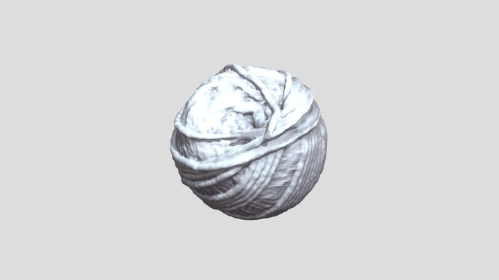 Ball Of String / Yarn 3D Scan Model with Texture 3D Model