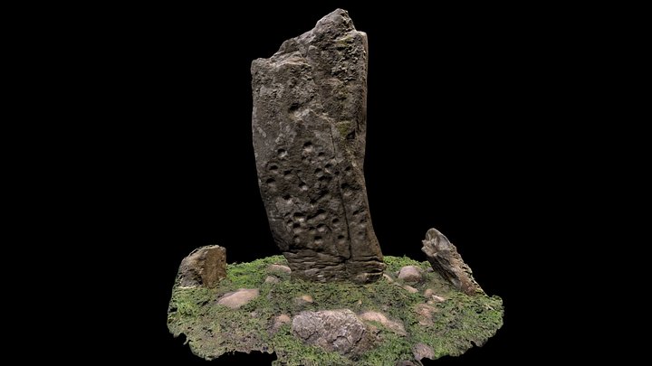 Nether Largie standing stone, Kilmartin Glen 3D Model