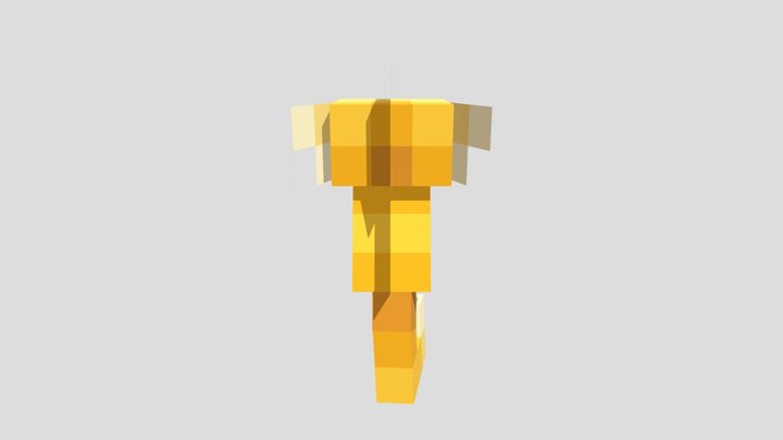 Seahorse Minecraft 1 3D Model
