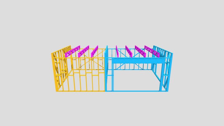 Studio + Wood Shed 3D Model
