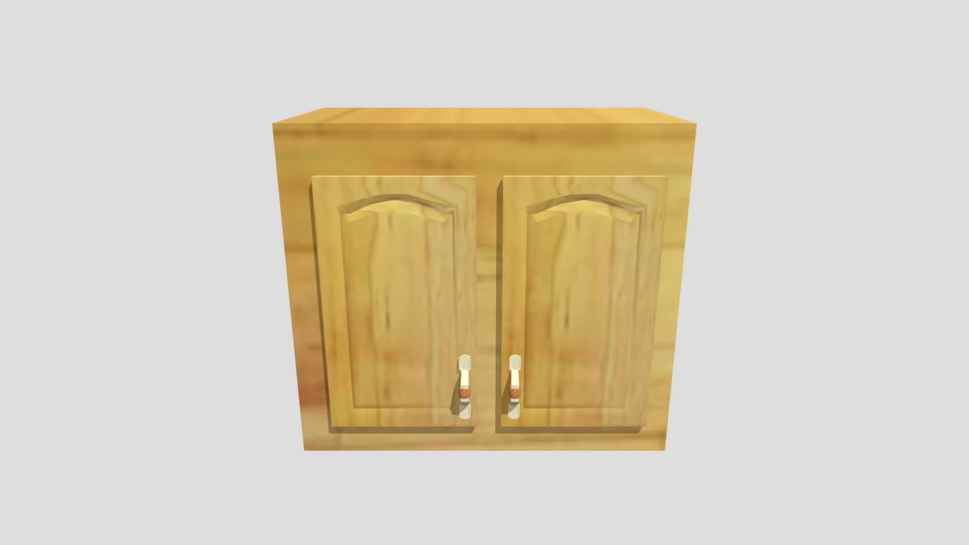 Wood upper cabinet 119