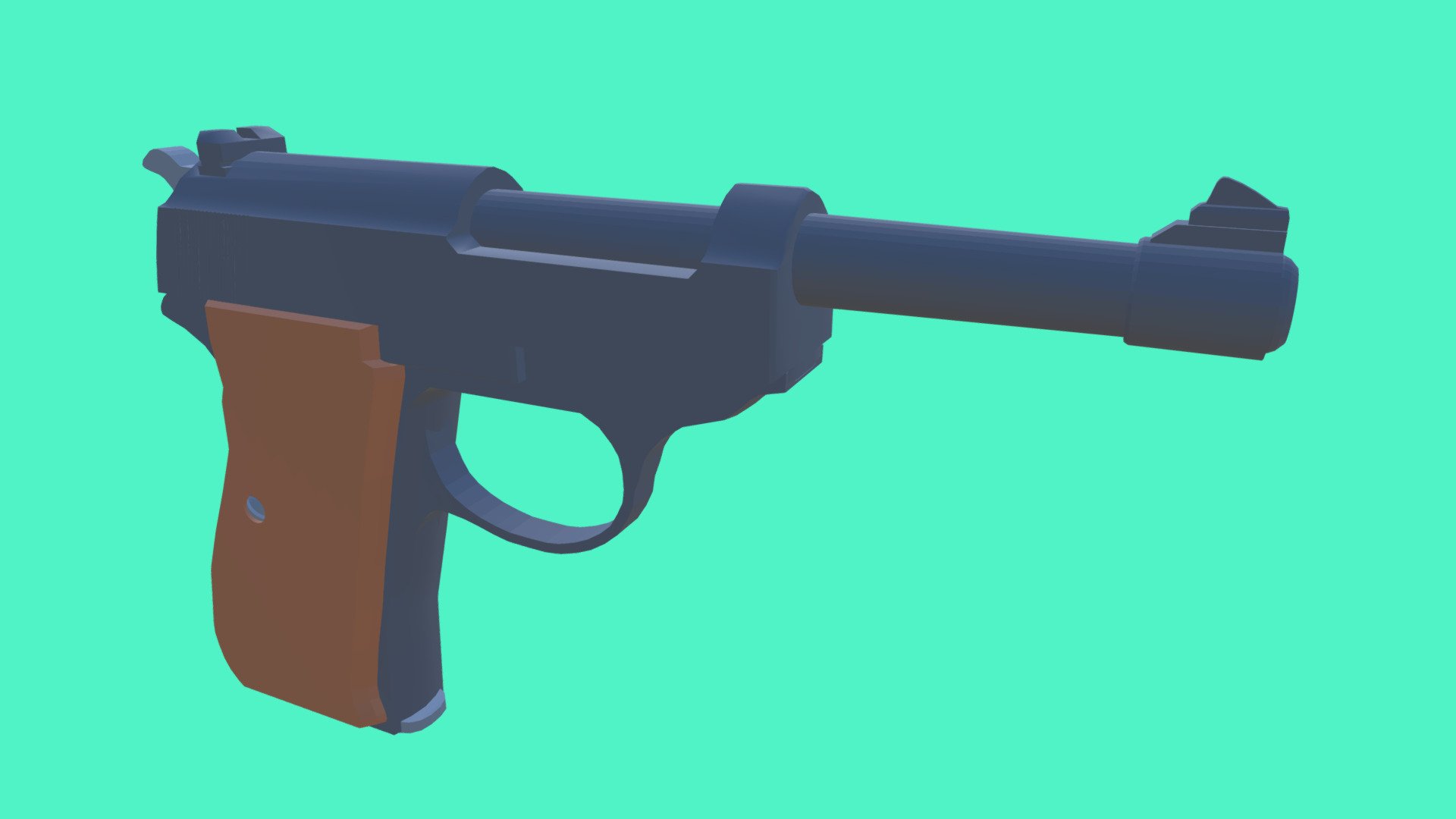 Walther P38 - 3D model by Larkien [cfd089b] - Sketchfab