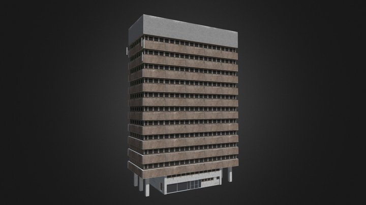 SDH Central office building Łódź 3D Model