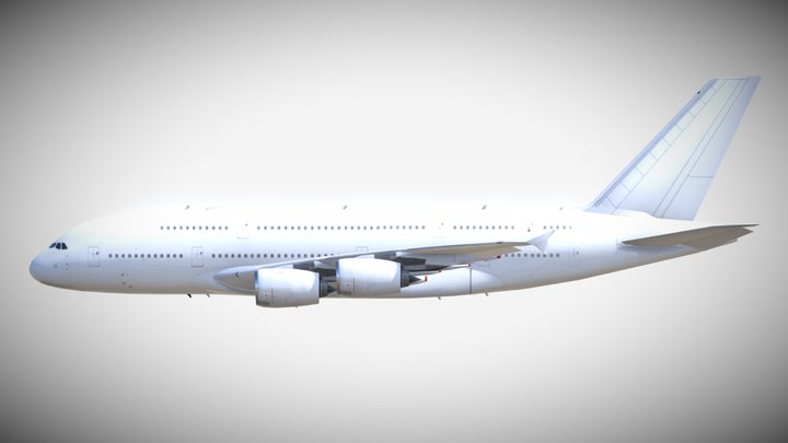 Airbus A380 - 800 - Download Free 3D model by Nobilis 2 [cfd1092
