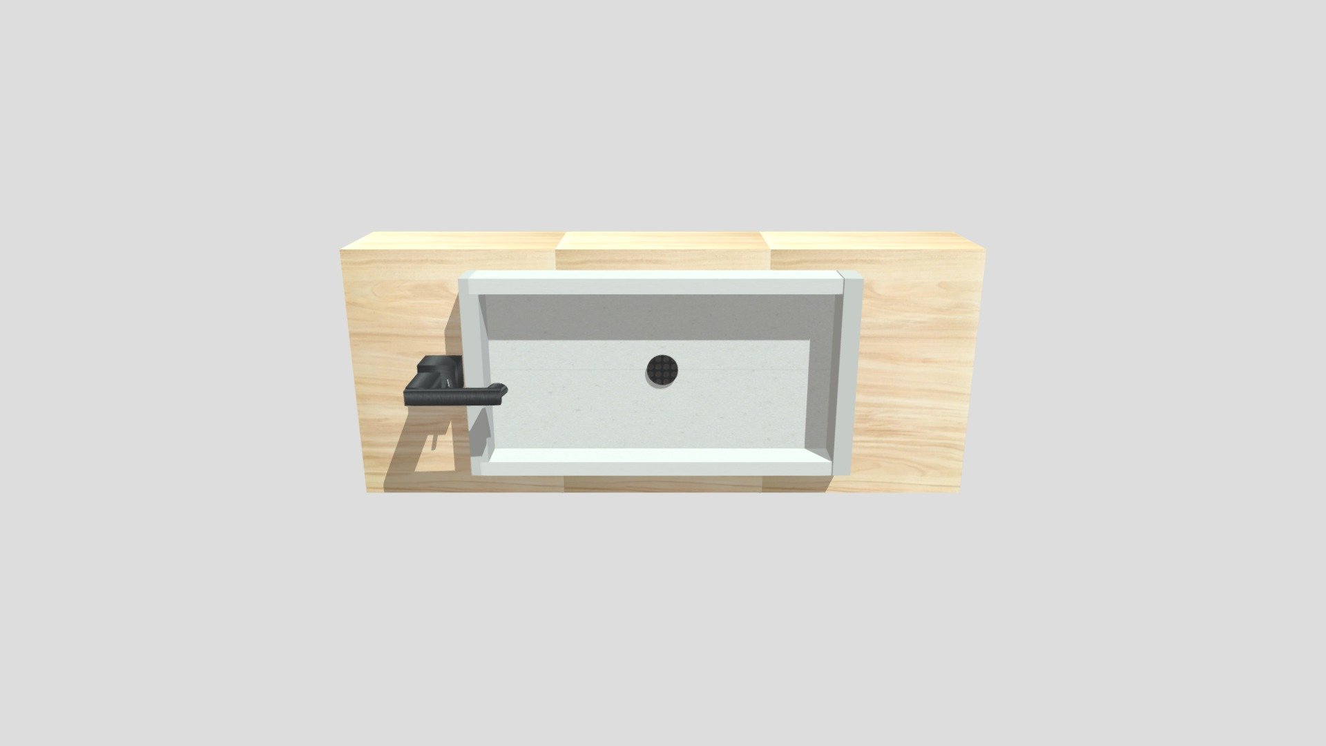 modern wall sink