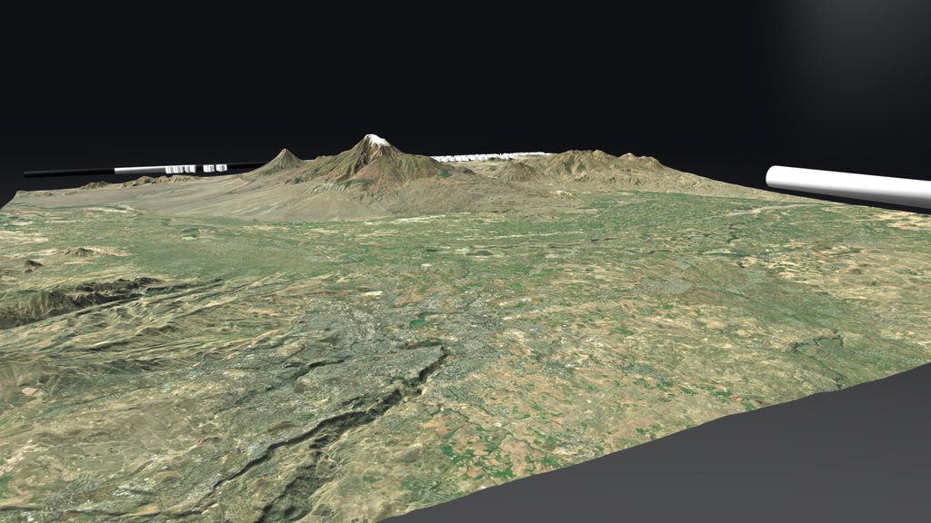 Erevan, Armenia and mount Ararat