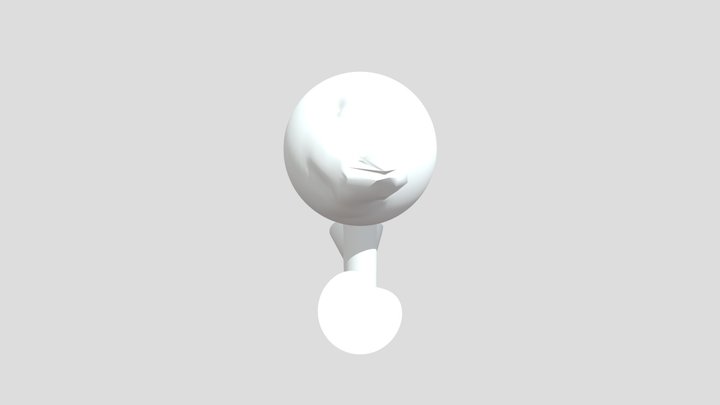 Peashooter (Low poly) 3D Model