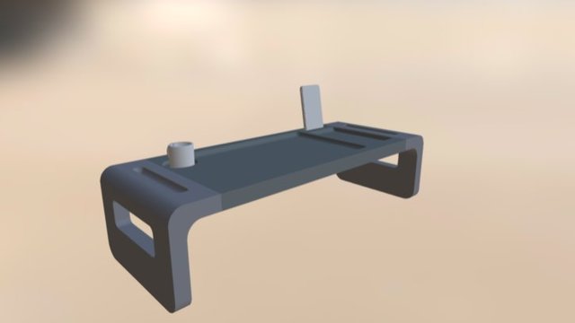 Gadget Tray Proto With Items 3D Model