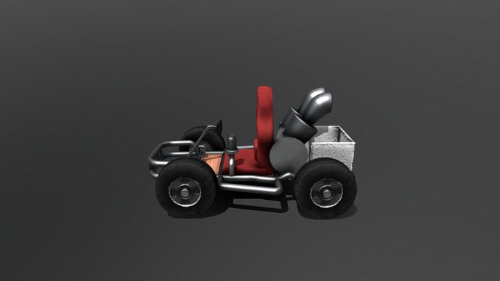 Go Kart Mario Furiozo 3D Model