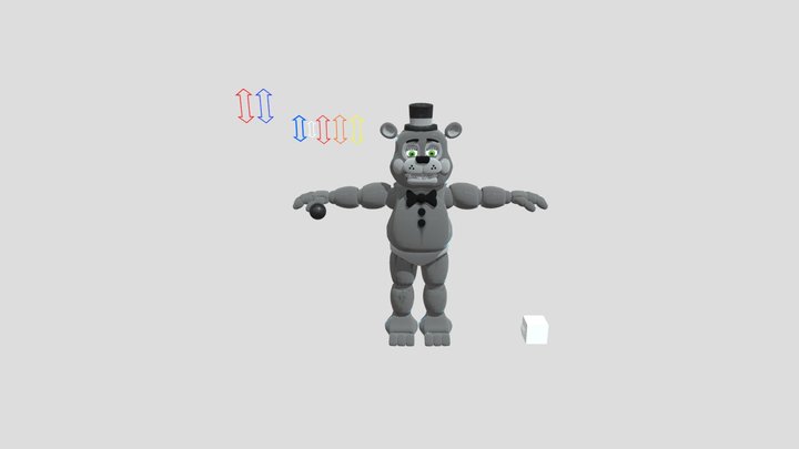 Image To Stl.com_ Toy Freddy_MOVIE 3D Model
