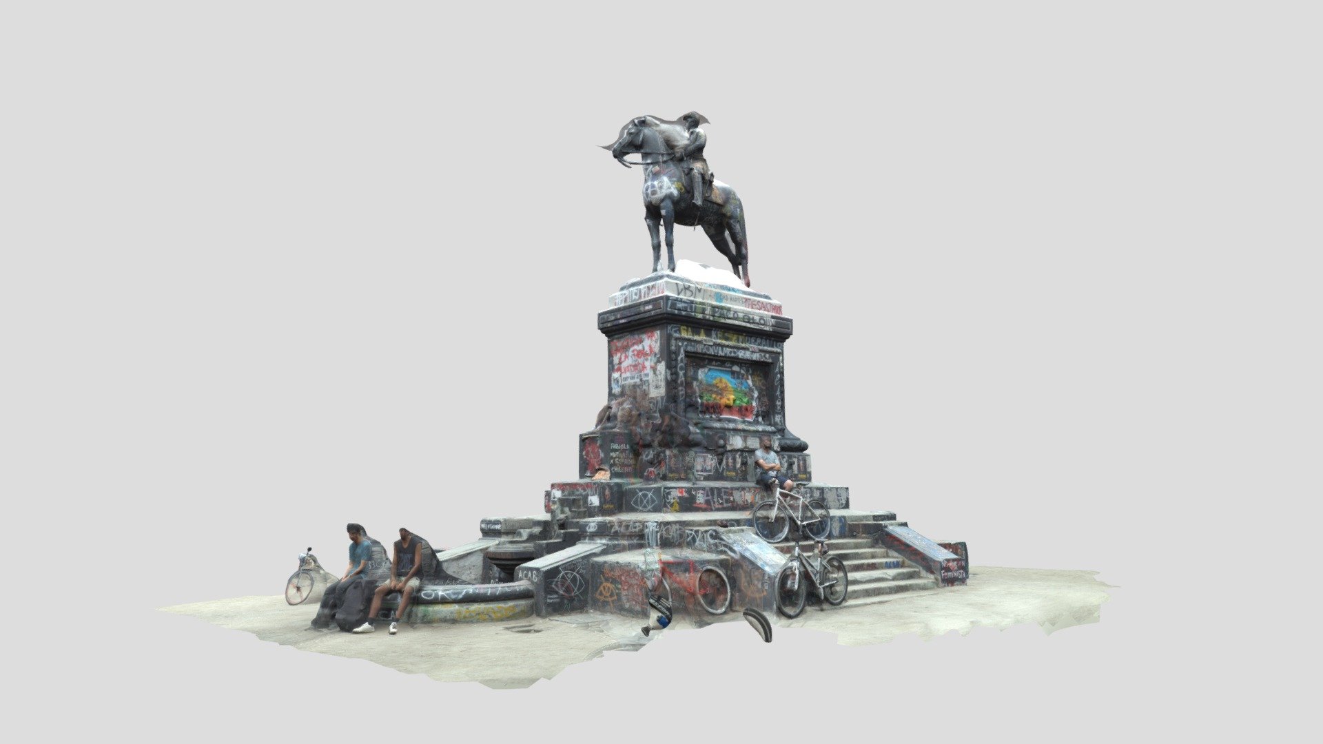 Plaza Dignidad Enero 5 2020 — Sketchfab embed 3D viewer