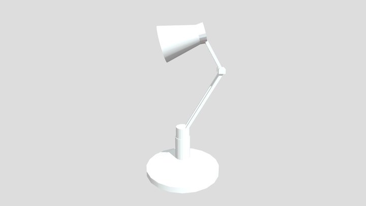 Desk Lamp (Untextured) 3D Model
