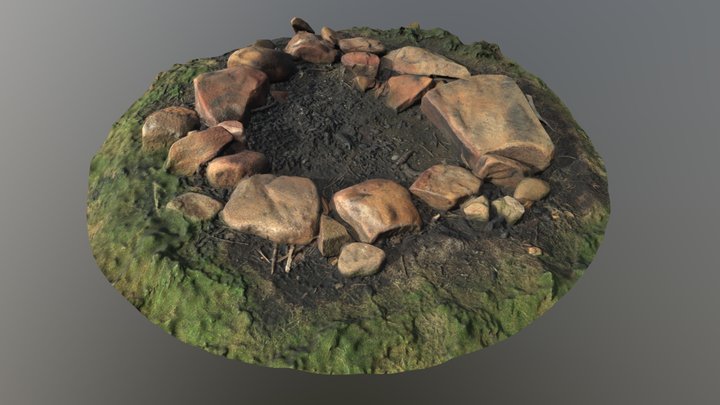 Campfire/Fireplace 3D Model