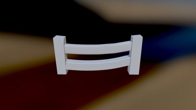 Fence 0003 3D Model