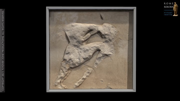 3D rendering of Metope East 02 (Parthenon)