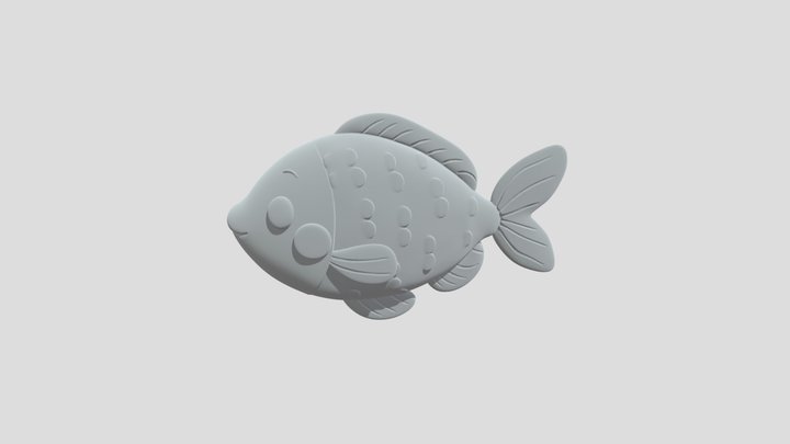 Azure Fin 3D Model