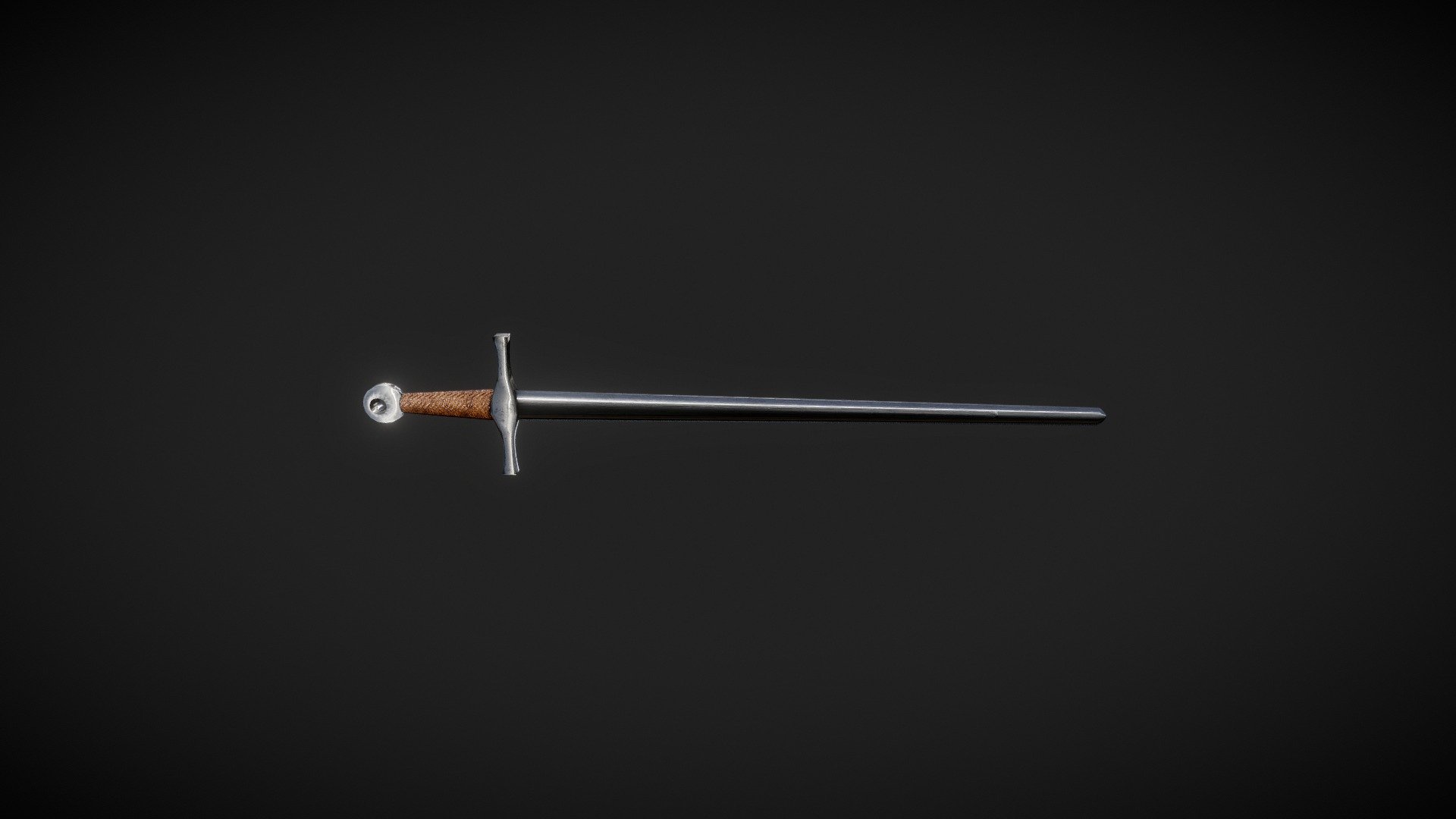 Bastard Sword 3D model by maurisit [cfda996] Sketchfab