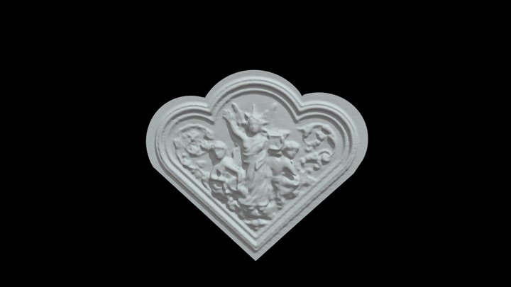 Detalhe do teto da sala de música. 3D Model