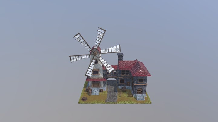 Windmill 3D Model