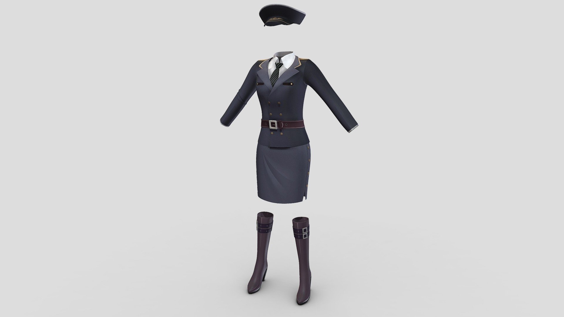 Save Stylized Military Uniform Buy Royalty Free 3d Model By 3dia [cfdb392] Sketchfab Store
