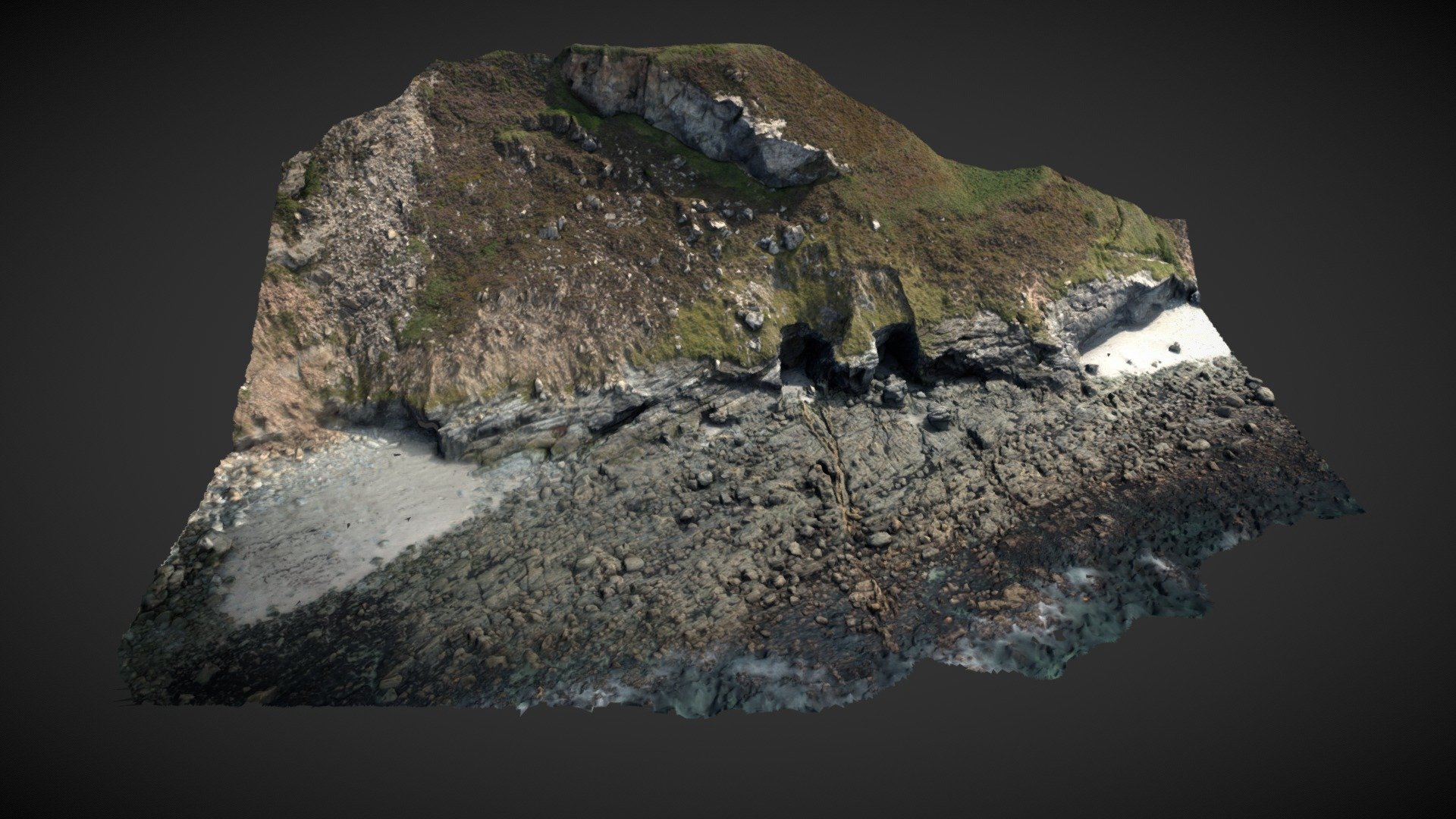 Cornwall Cliff Survey - Location 3 - 3D model by 3deep [cfdb408 ...