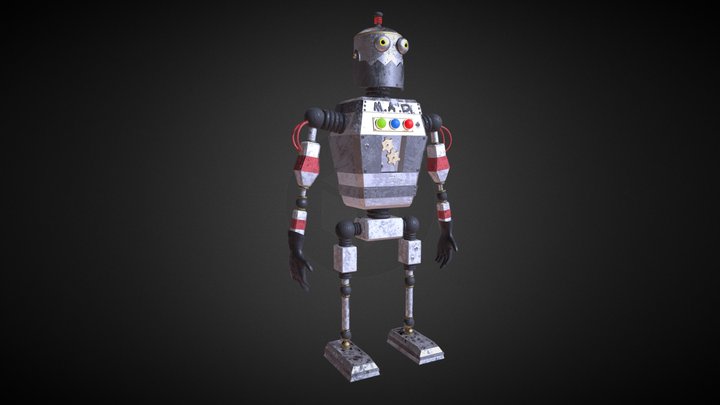 M.A.D the Robot 3D Model