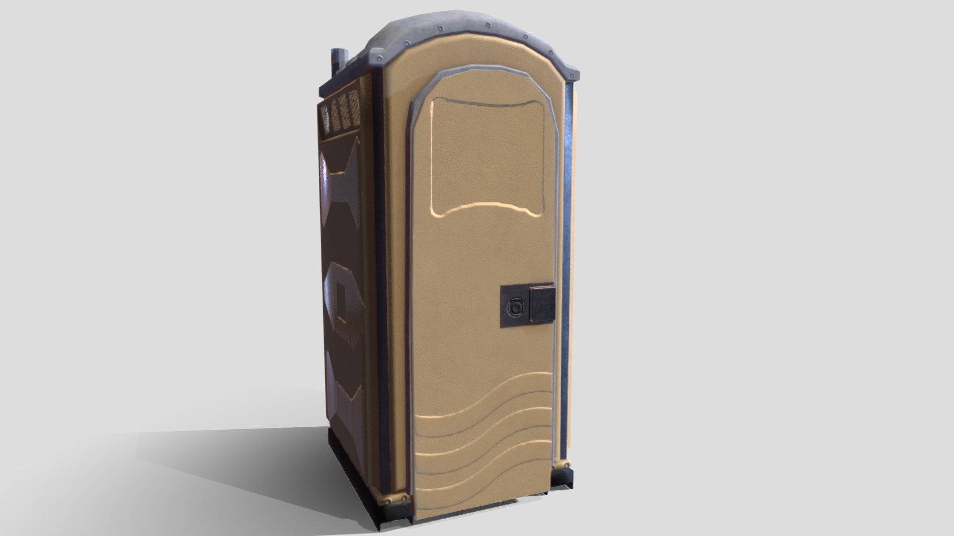 Low-Poly Port-a-potty - 3D model by emistew14 [cfdc15d] - Sketchfab