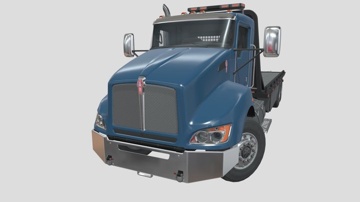 Tow Truck 3D Model