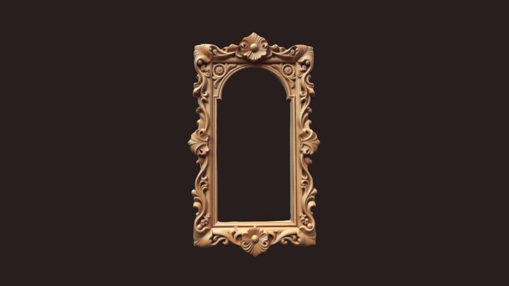 Mirror Frame 005 3D Model