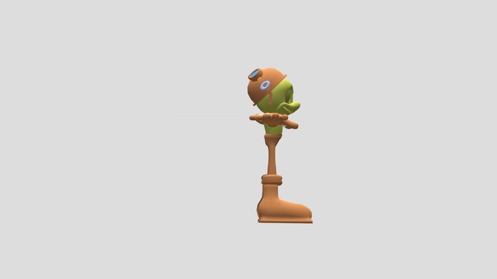 flying frog new (1) 3D Model