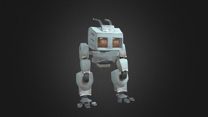 The Chicken Robot (Textured) 3D Model