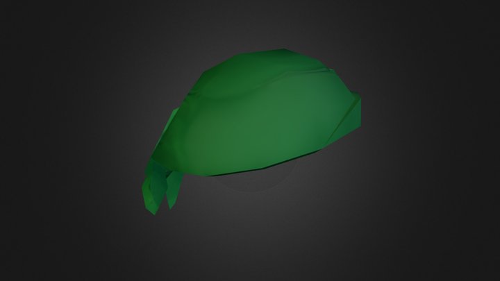 Green Bandana 3D Model