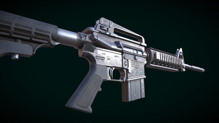 M4 Carbine 3D Model