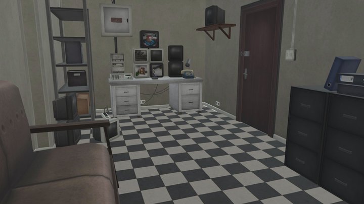 control room 3D Model