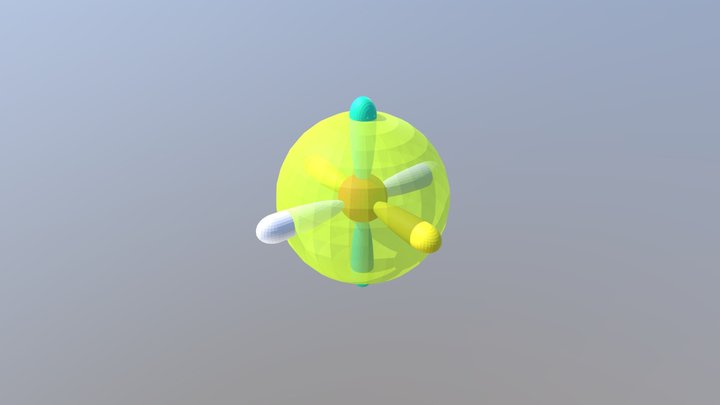 9-10 Electron Quantum Mechanical Model 3D Model