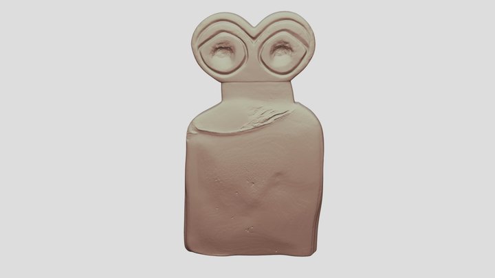 Eye idol - 3700 B.C 3D Model
