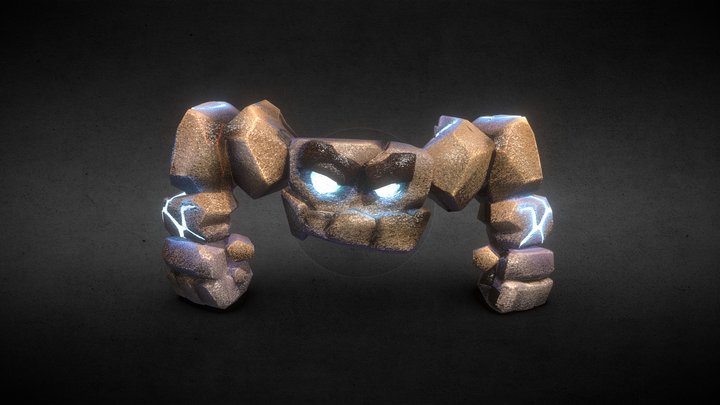 Meteor Golem - Clash Of Clans 3D Model