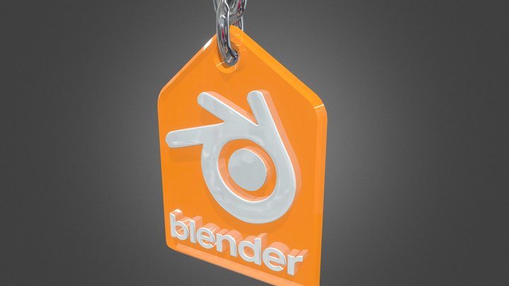 blender keychain 3D Model
