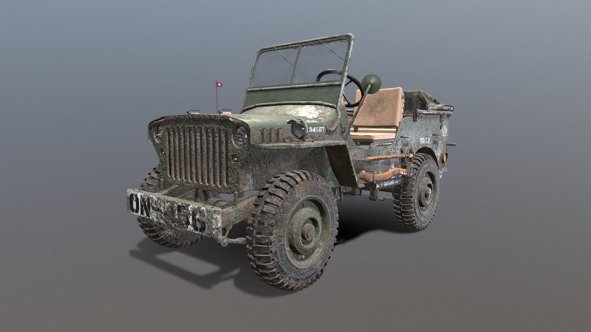 Willy Jeep Download Free 3D model by Clayton Okoduwa