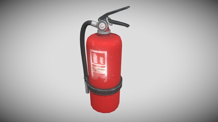 Fire Extinguisher Model 3D Model