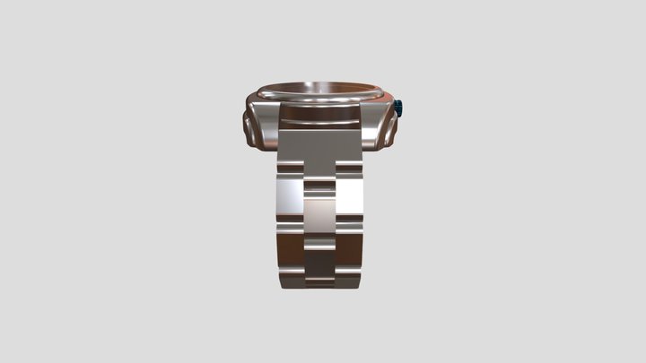 Art Deco Watch 3D Model