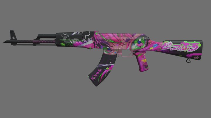 Akr Sparkling Gaze Fan Skin | Standoff 2 - Download Free 3D model