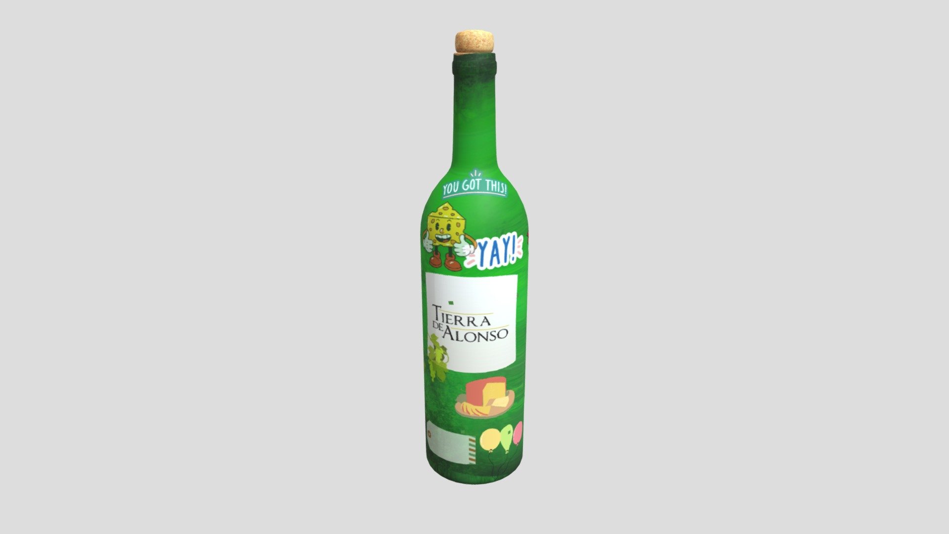 Tierra de Alonso Botella Personalizada Prototipo