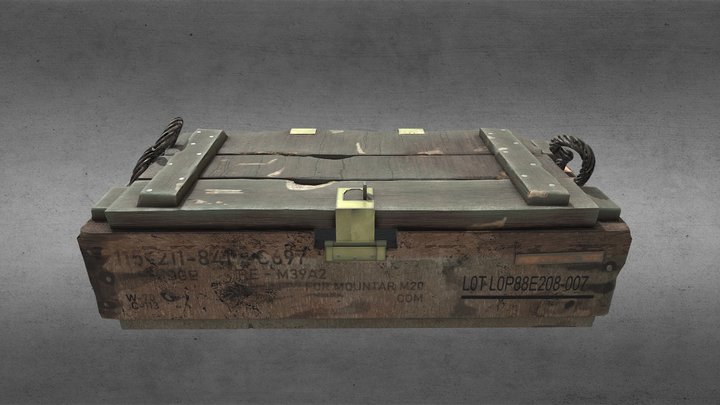 Ammo Crate 3D Model