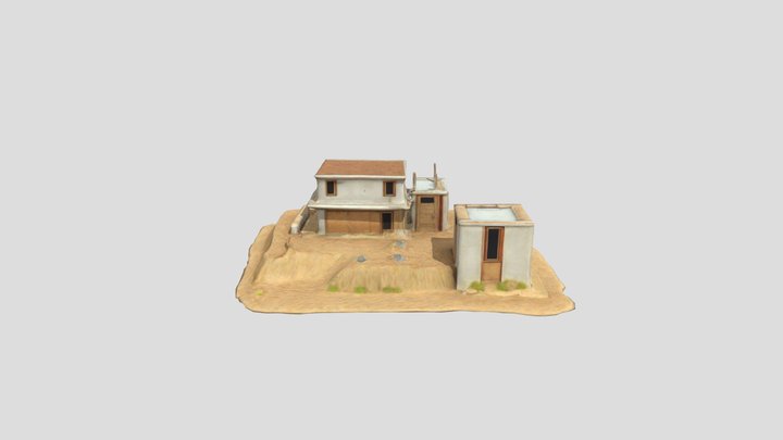 Clifftop Retreat 3D Model