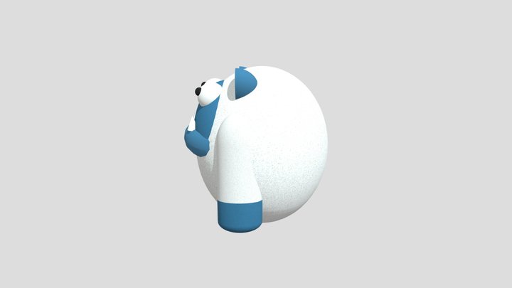 Eddie The Yeti 3D Model