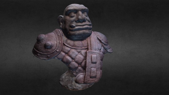Ogre Bust 3D Model